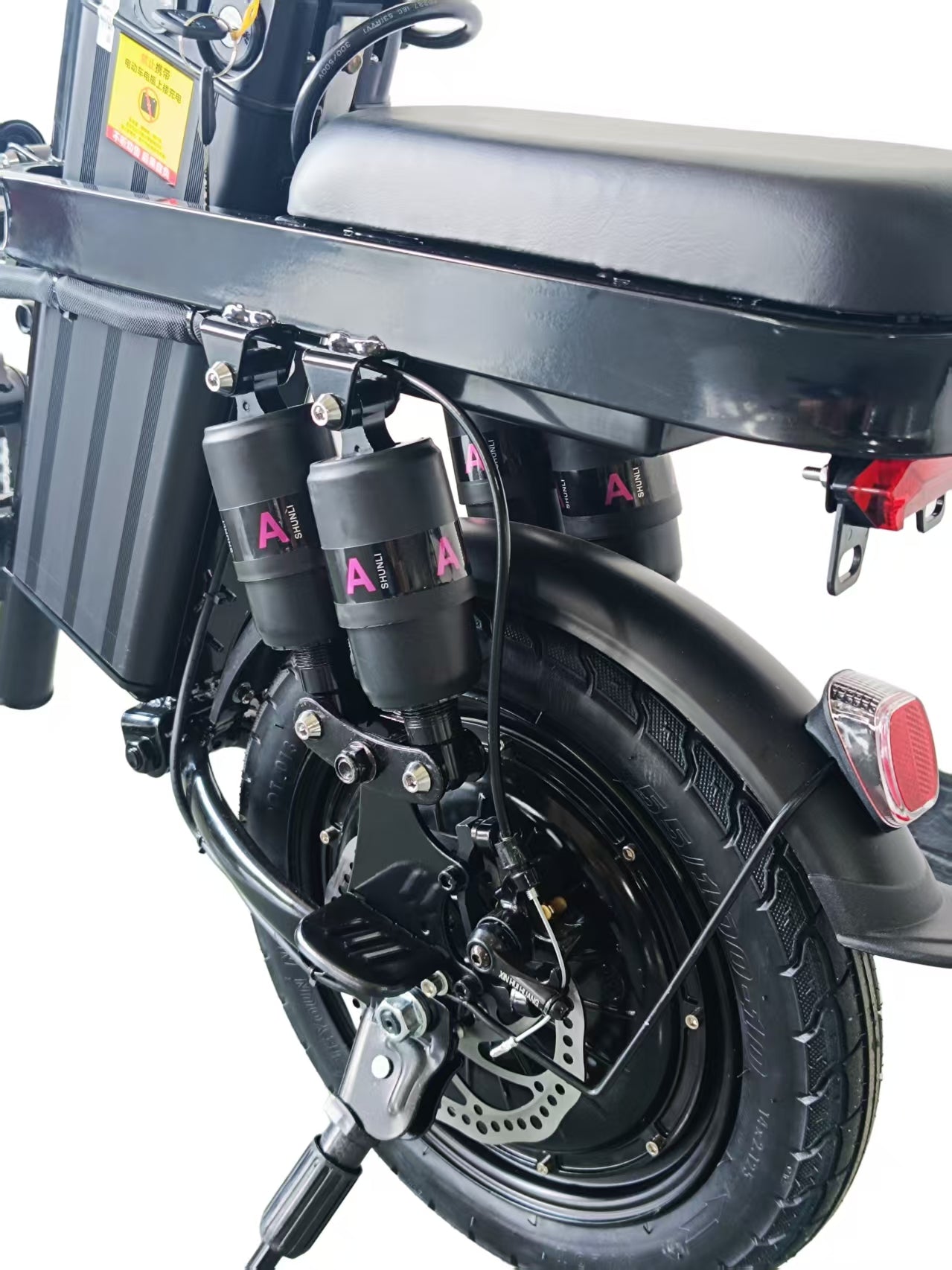 AH-X3   14inch folding ebike with comfort seat and big battery