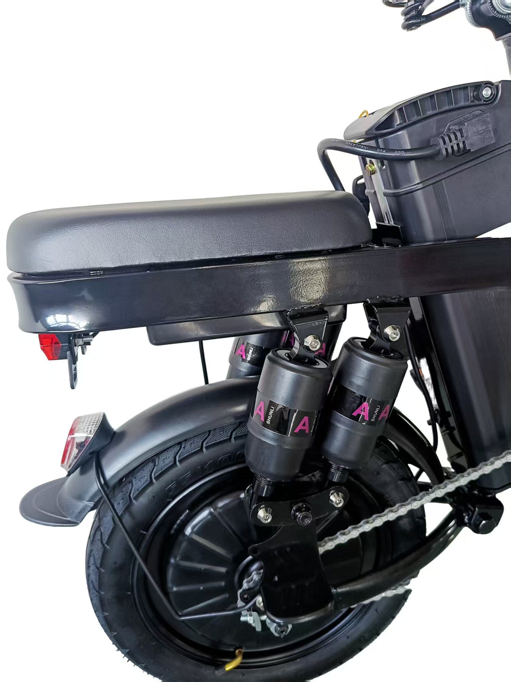 AH-X3   14inch folding ebike with comfort seat and big battery