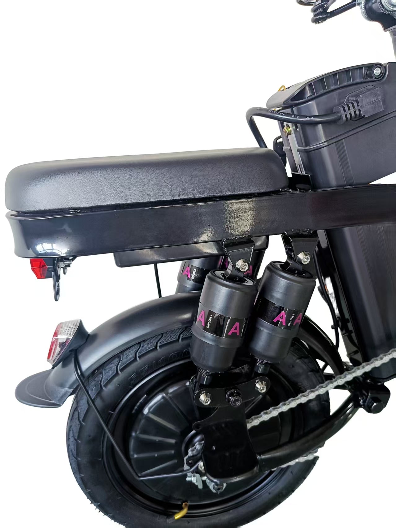 AH-X3   14inch folding ebike with comfort seat and big battery