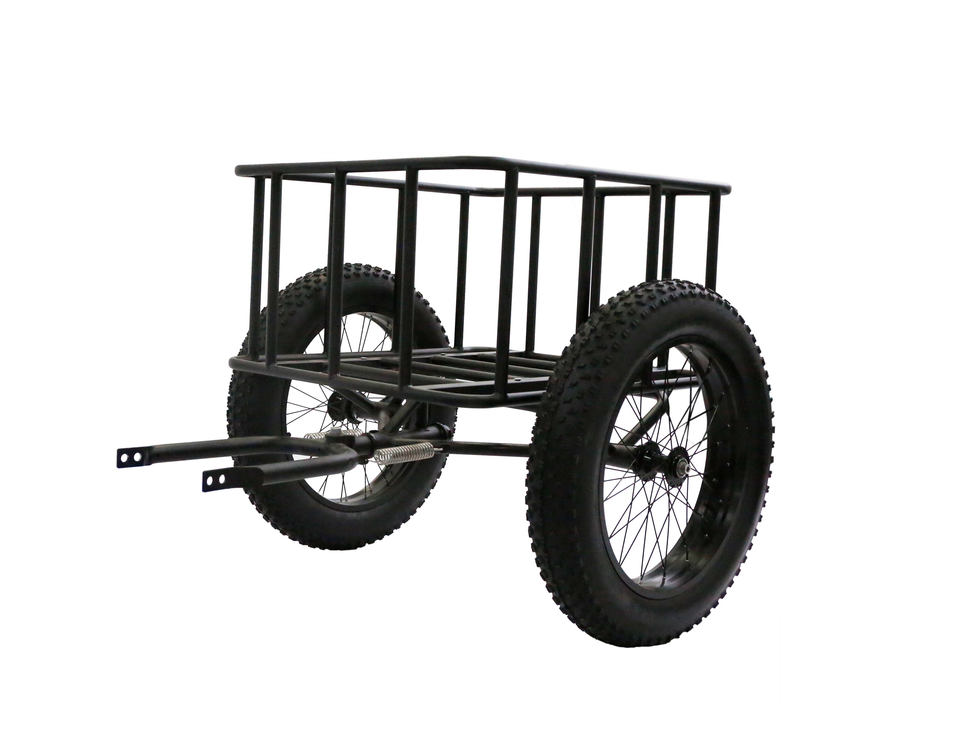 Electric Bike Trailer Heavy Duty Cargo KM200 Carrier 150 lbs Capacity Universal Fit for Motor Gear Shift 175mm and 20-26 Inch Ebike