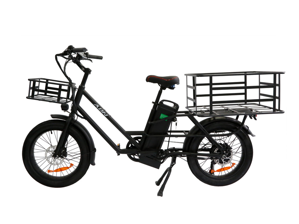 EU  Multi-functional Design Ebike AH  20 Inch K750 20*3.0  KENDA Fat Tire Cargo 48V 20.8Ah 750W Electric Fat Cargo Ebike