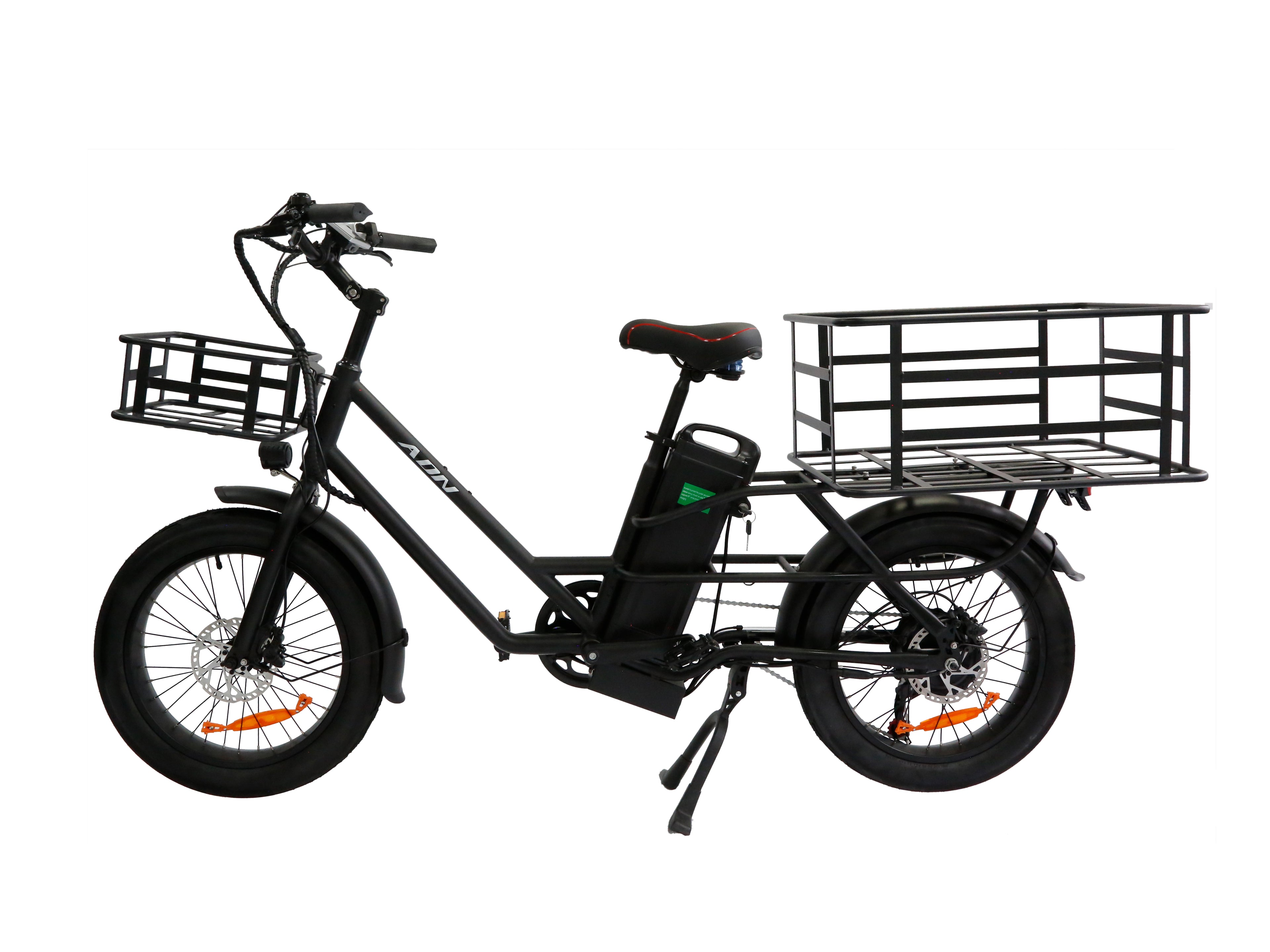EU  Multi-functional Design Ebike AH  20 Inch K750 20*3.0  KENDA Fat Tire Cargo 48V 20.8Ah 750W Electric Fat Cargo Ebike